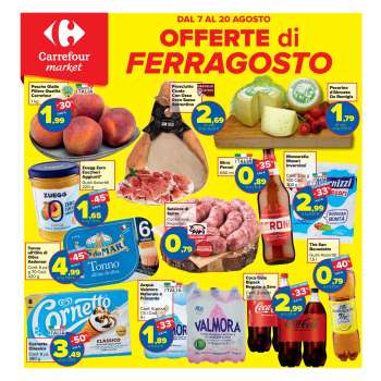 Volantino Carrefour - 7/8/2025 - 20/8/2025.