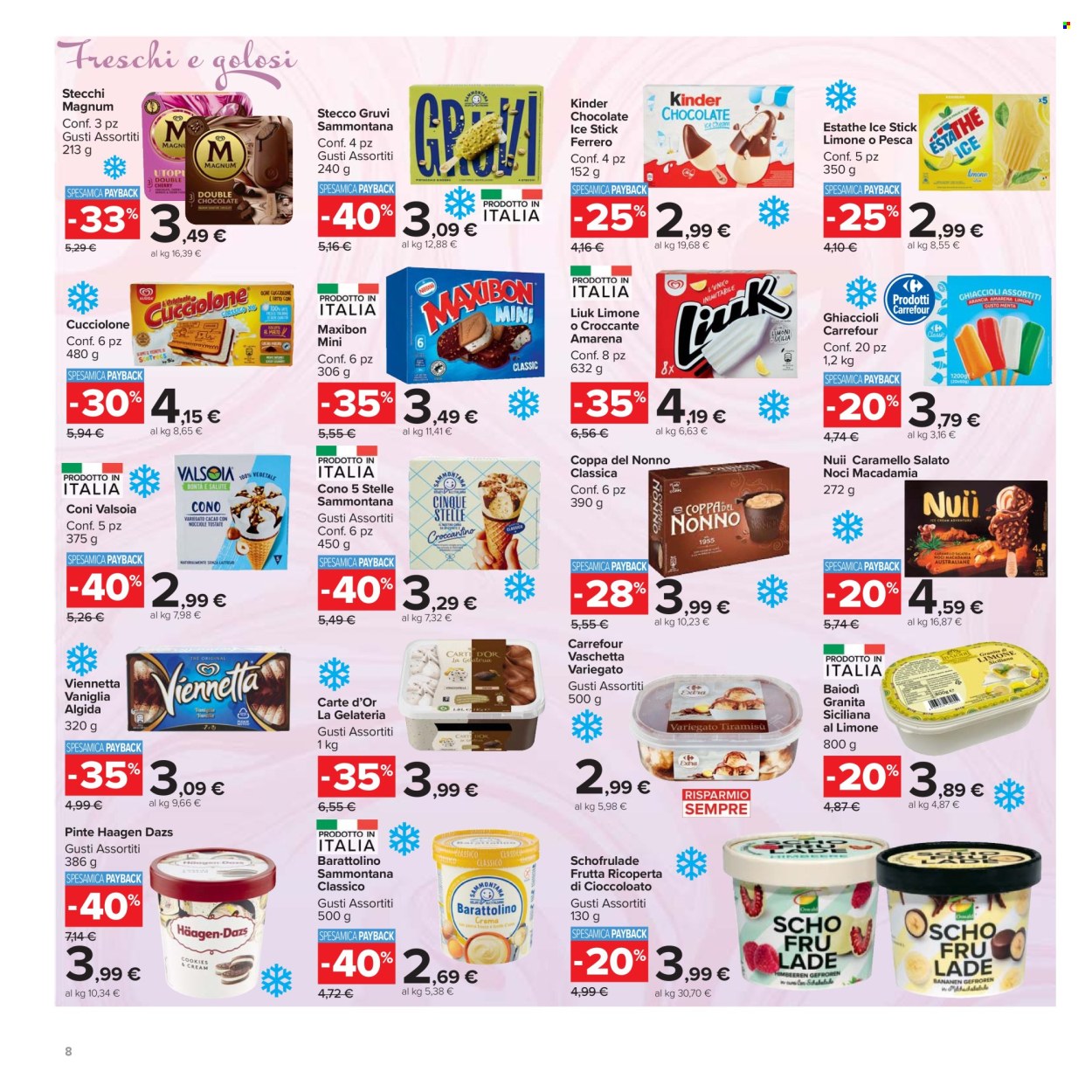 Volantino Carrefour - 7/8/2025 - 20/8/2025. Pagina 8