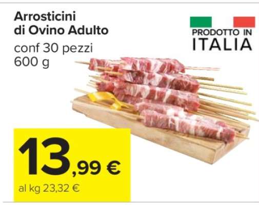 Arrosticini di Ovino Adulto