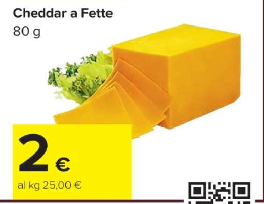 Cheddar a Fette