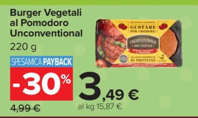Burger Vegetali al Pomodoro Unconventional