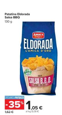 Patatina Eldorada Salsa BBQ