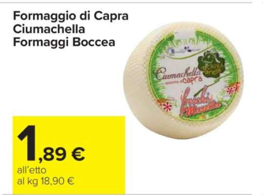 Formaggio di Capra Ciumachella Formaggi Boccea