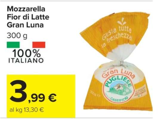 Mozzarella Fior di Latte Gran Luna
