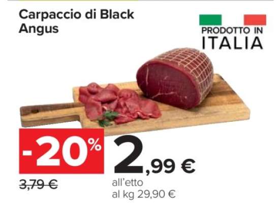 Carpaccio di Black Angus