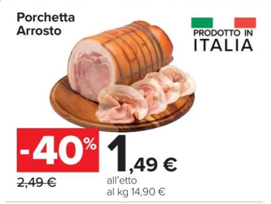 Porchetta arrosto