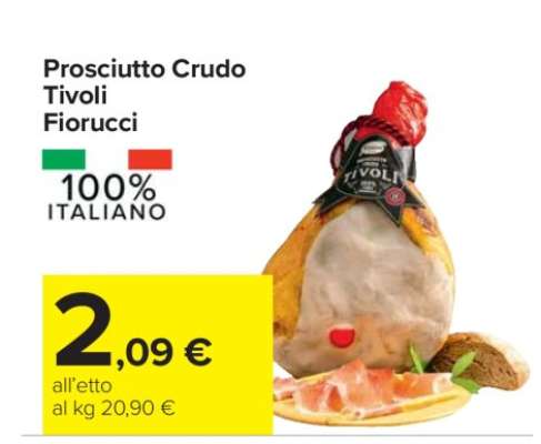 Prosciutto Crudo Tivoli Fiorucci