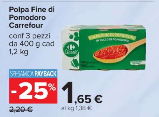 Polpa Fine di Pomodoro Carrefour