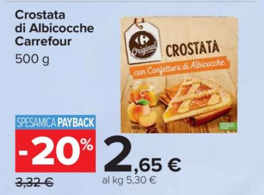 Crostata di Albicocche Carrefour
