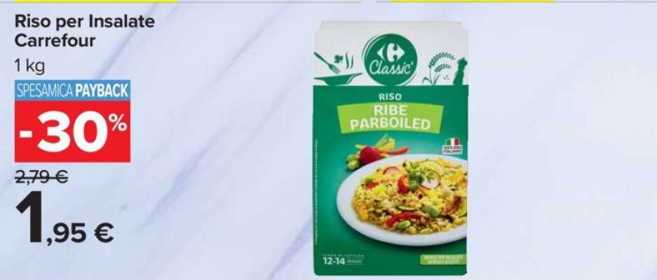 Riso per insalate Carrefour