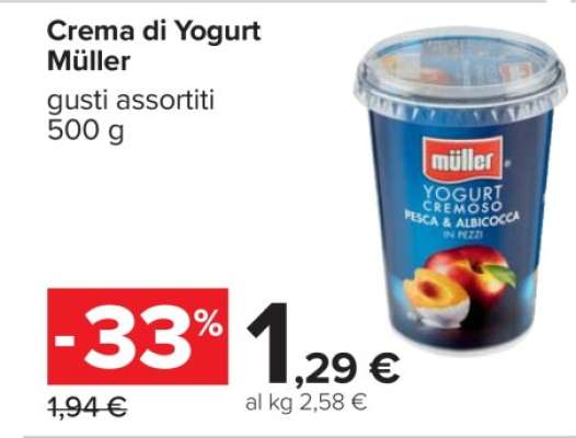 Crema di Yogurt Müller