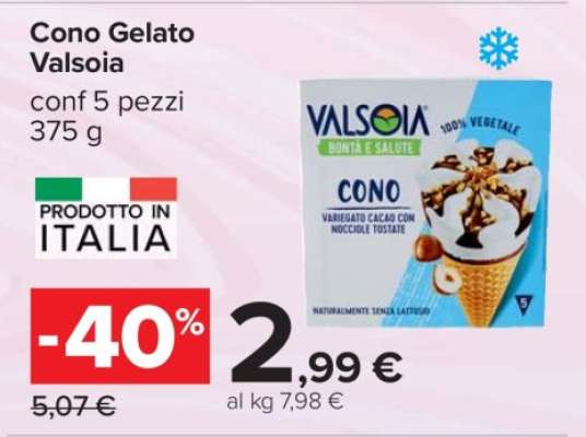 Cono Gelato Valsoia