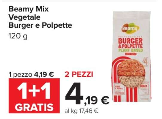 Beamy Mix Vegetale Burger e Polpette