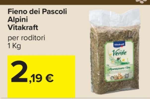 Fieno dei Pascoli Alpini Vitakraft