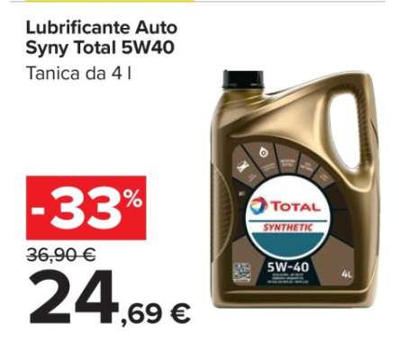 Lubrificante Auto Syny Total 5W40