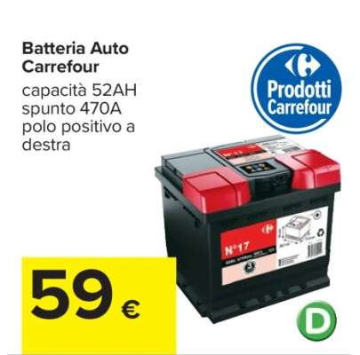 Batteria Auto Carrefour