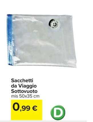 Sacchetti da Viaggio Sottovuoto