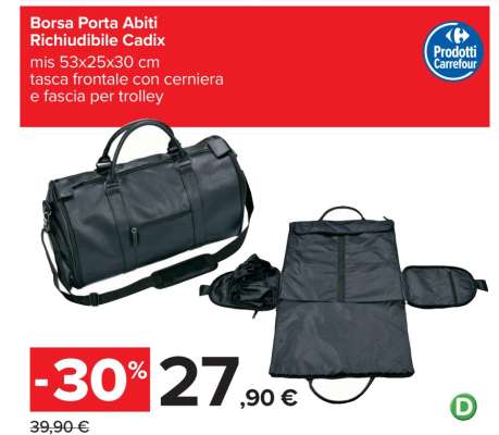 Borsa Porta Abiti Richiudibile Cadix