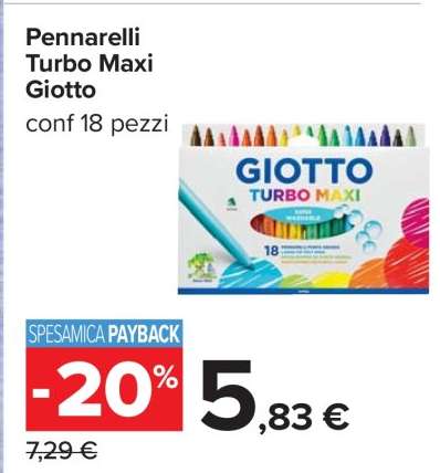 Pennarelli Turbo Maxi Giotto