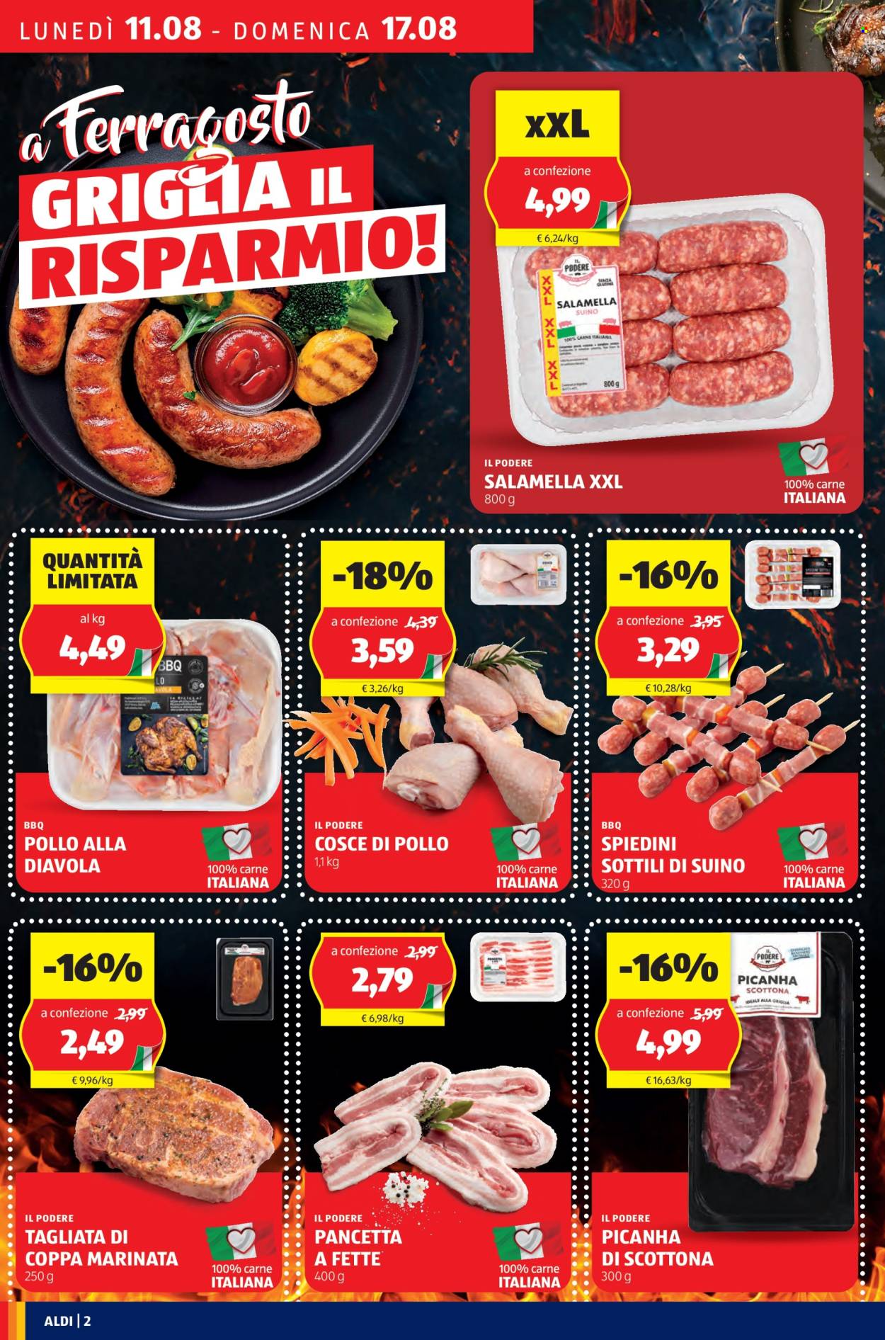 Volantino Aldi - 11/8/2025 - 17/8/2025. Pagina 2