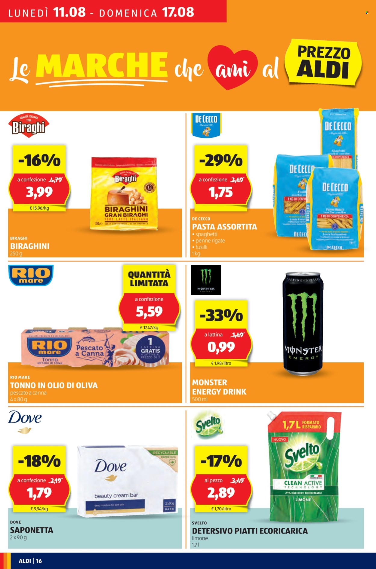 Volantino Aldi - 11/8/2025 - 17/8/2025. Pagina 16