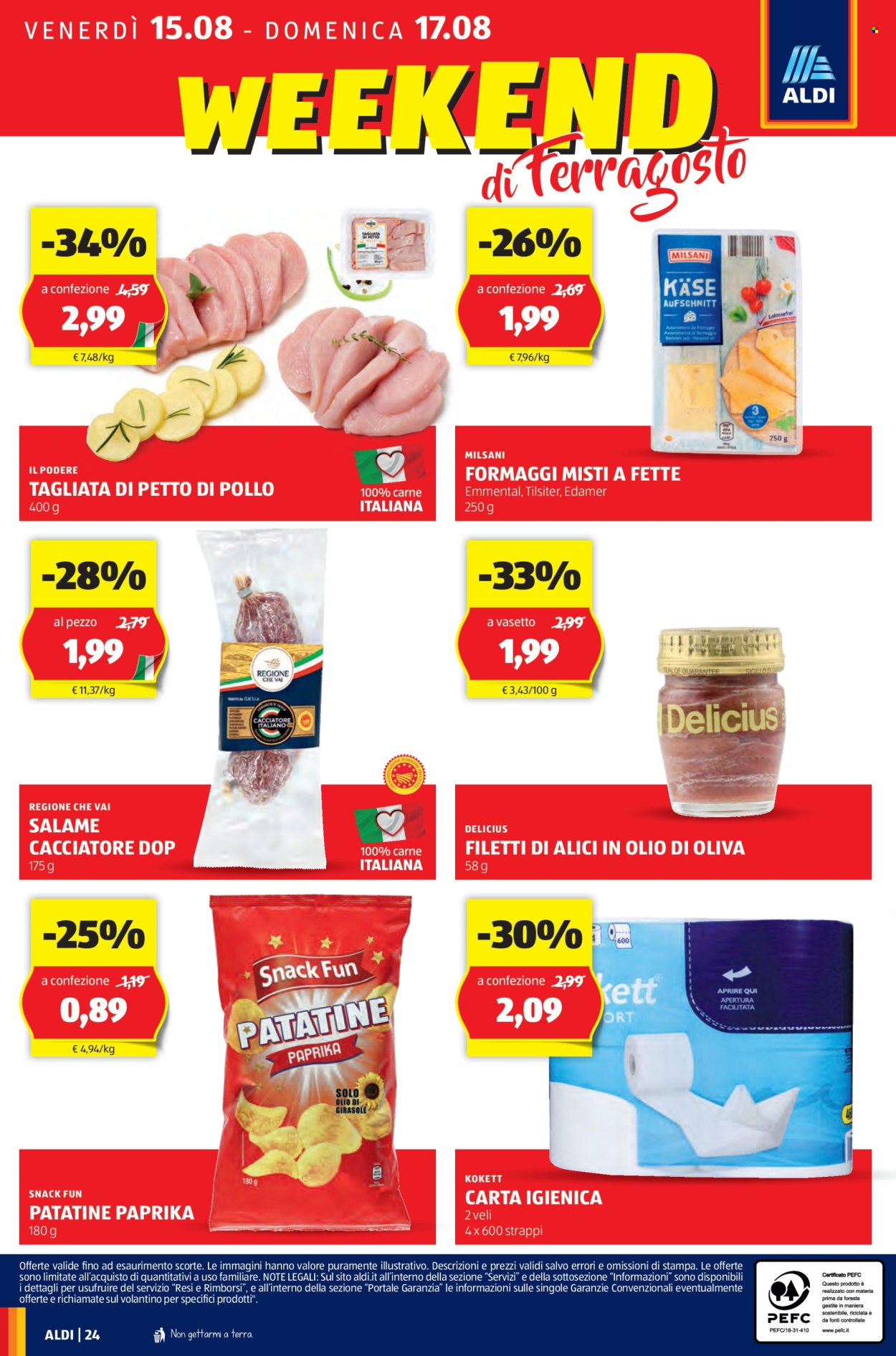 Volantino Aldi - 11/8/2025 - 17/8/2025. Pagina 24
