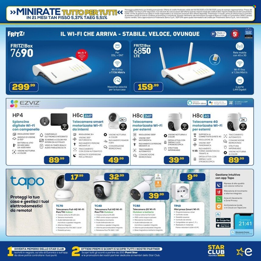 Volantino Euronics - 4/8/2025 - 20/8/2025. Pagina 14