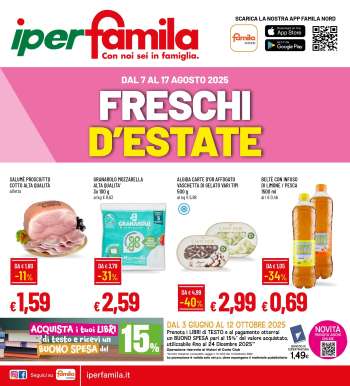 Volantino Famila - 7/8/2025 - 17/8/2025.