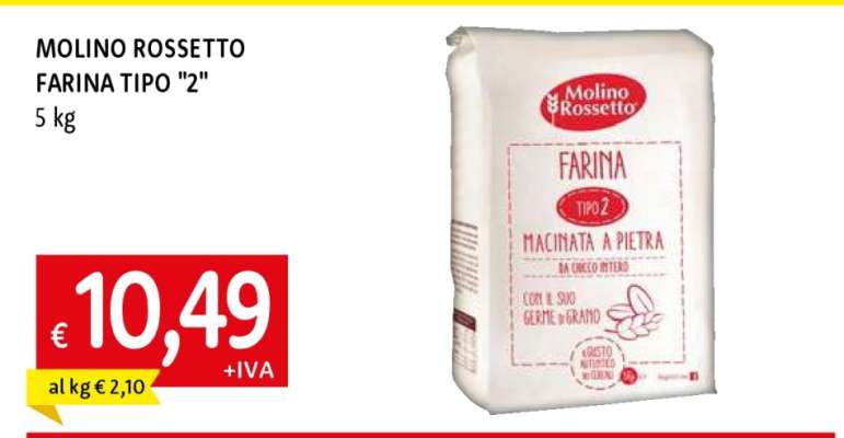 MOLINO ROSSETTO FARINA TIPO "2"