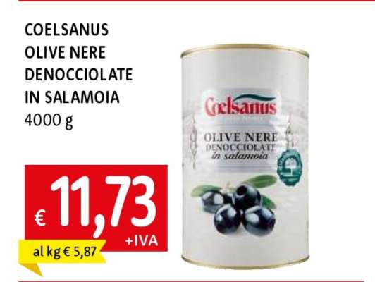 COELSANUS OLIVE NERE DENOCCIOLATE IN SALAMOIA