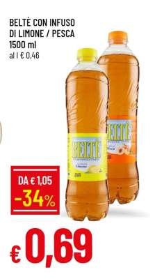 BELTÈ CON INFUSO DI LIMONE / PESCA