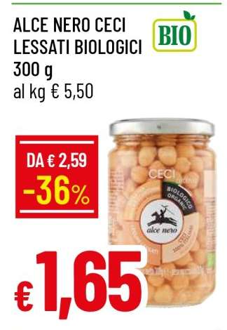 ALCE NERO CECI LESSATI BIOLOGICI