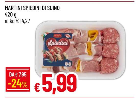 MARTINI SPIEDINI DI SUINO