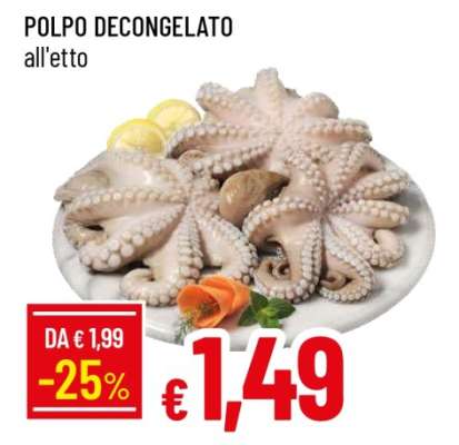 Polpo Decongelato