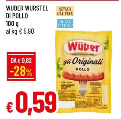 Wuber Wurstel di Pollo
