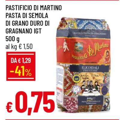 PASTIFICIO DI MARTINO PASTA DI SEMOLA DI GRANO DURO DI GRAGNANO IGT