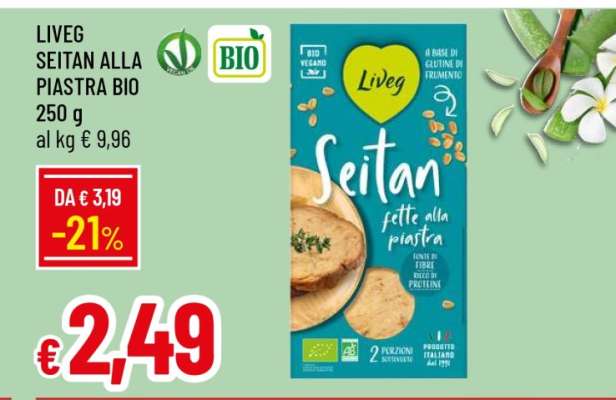 LIVEG SEITAN ALLA PIASTRA BIO