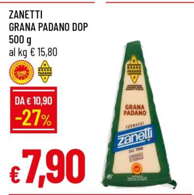 ZANETTI GRANA PADANO DOP 500 g