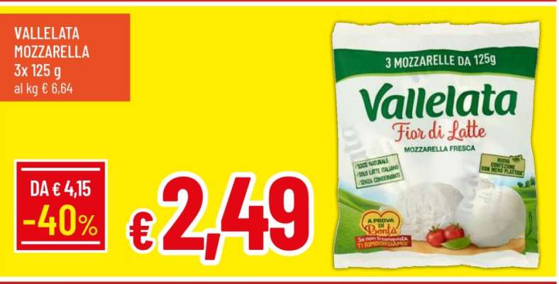 VALLELATA MOZZARELLA