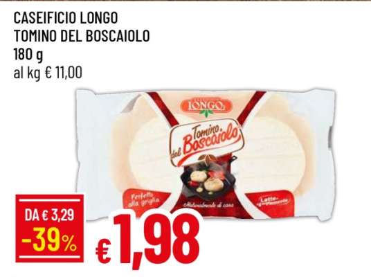 CASEIFICIO LONGO Tomino del Boscaiolo