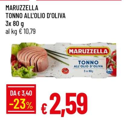 MARUZZELLA TONNO ALL'OLIO D'OLIVA