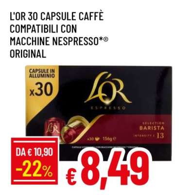 L'OR 30 Capsule Caffè