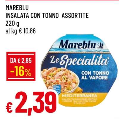 MAREBLU INSALATA CON TONNO ASSORTITE