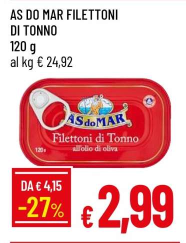 AS DO MAR FILETTONI DI TONNO