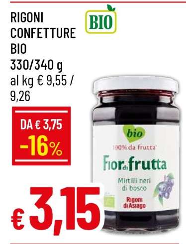 RIGONI CONFETTURE BIO