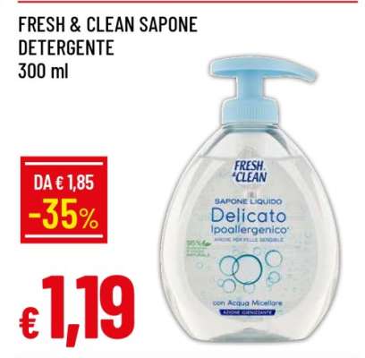 FRESH & CLEAN SAPONE DETERGENTE
