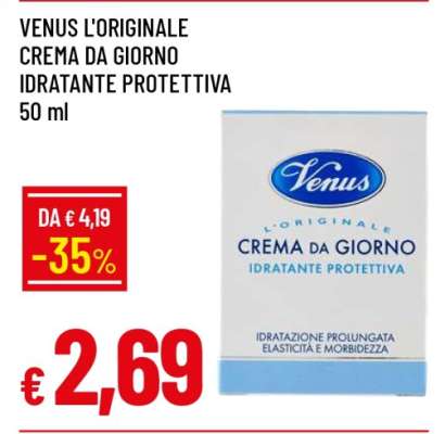 VENUS L'ORIGINALE CREMA DA GIORNO IDRATANTE PROTETTIVA 50 ml
