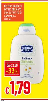 NEUTRO ROBERTS INTIMO DELICATO CON ESTRATTO DI CAMOMILLA
