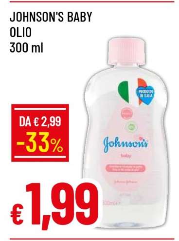 JOHNSON'S BABY OLIO