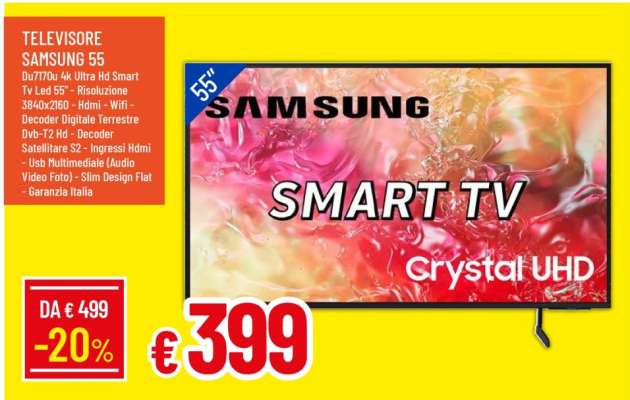 TELEVISORE SAMSUNG 55